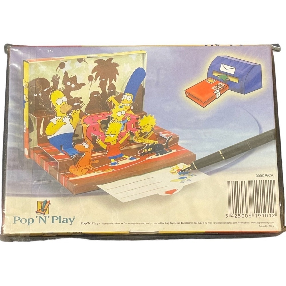 THE SIMPSONS pop’n’play pop’n’mail collectible